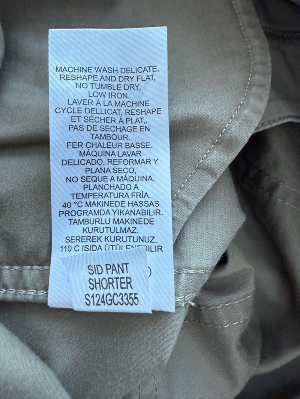 Tibi | Garment Dyed Silky Cotton Sid Chino Pant | Size 27S | Acorn - Picture 13 of 16